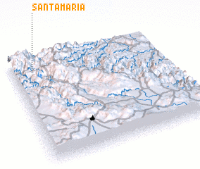 3d view of Santa María