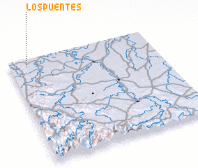 3d view of Los Puentes