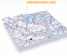 3d view of San José Capulines