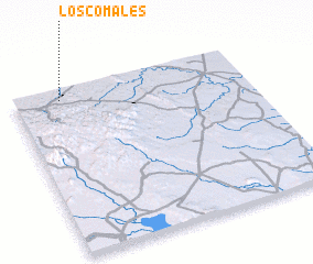 3d view of Los Comales