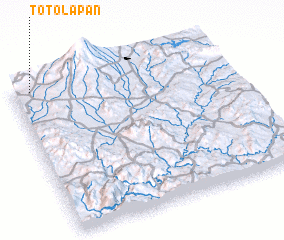 3d view of Totolapan