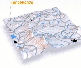 3d view of La Carranza