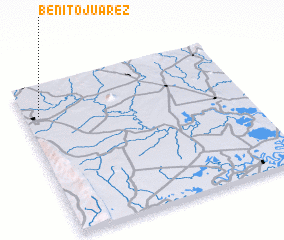 3d view of Benito Juárez