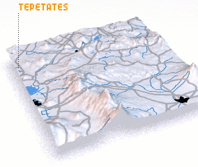 3d view of Tepetates