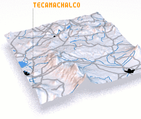 3d view of Tecamachalco