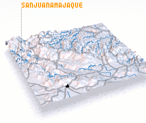 3d view of San Juan Amajaque