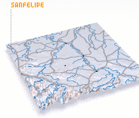 3d view of San Felipe