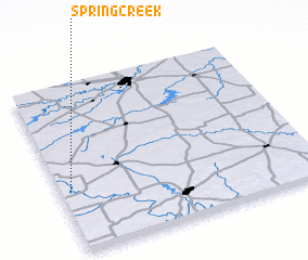 3d view of Spring Creek