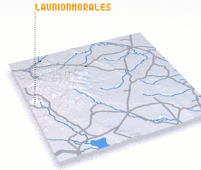 3d view of La Unión Morales