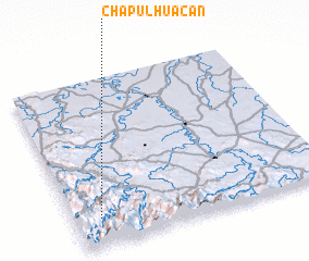 3d view of Chapulhuacán