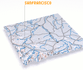 3d view of San Francisco