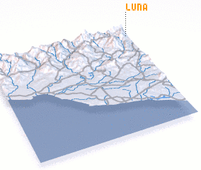 3d view of Luna