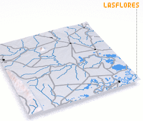 3d view of Las Flores