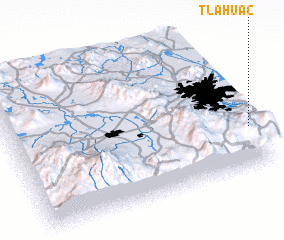 3d view of Tlahuac