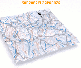 3d view of San Rafael Zaragoza