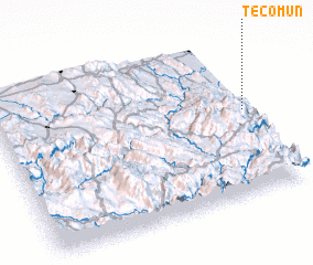 3d view of Tecomún