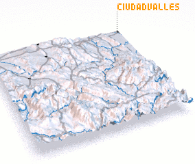 3d view of Ciudad Valles