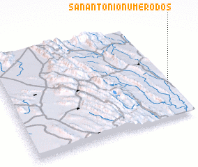 3d view of San Antonio Número Dos