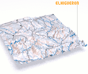 3d view of El Higuerón