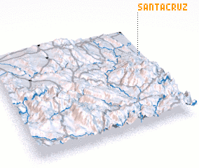 3d view of Santa Cruz