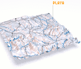 3d view of Playa