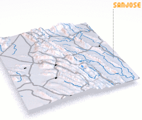 3d view of San José