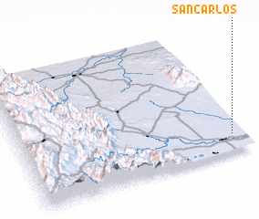 3d view of San Carlos