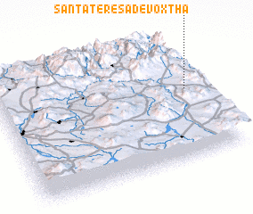 3d view of Santa Teresa Devoxthá