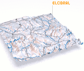 3d view of El Cidral