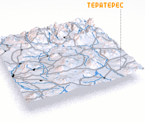 3d view of Tepatepec