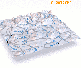 3d view of El Potrero