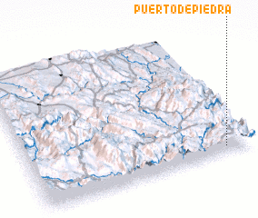 3d view of Puerto de Piedra