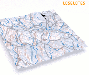 3d view of Los Elotes