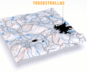 3d view of Tres Estrellas