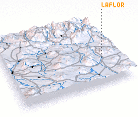 3d view of La Flor