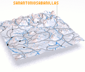 3d view of San Antonio Sabanillas