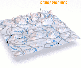 3d view of Agua Fría Chica