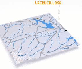 3d view of La Crucillosa