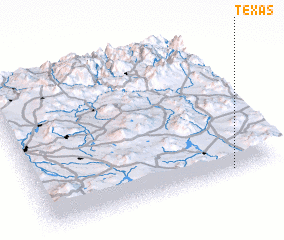 3d view of Texas