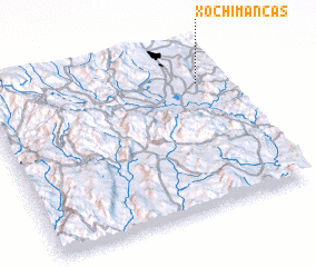 3d view of Xochimancas