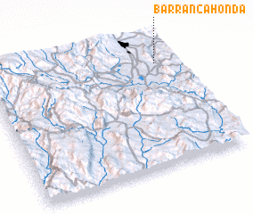 3d view of Barranca Honda