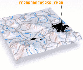 3d view of Fernando Casas Alemán