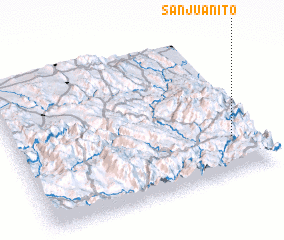 3d view of San Juanito