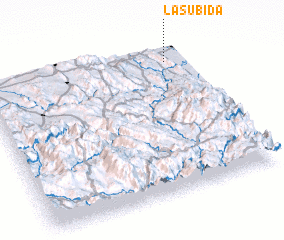 3d view of La Subida