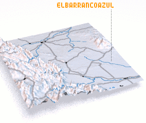 3d view of El Barranco Azul