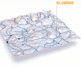 3d view of El Jardín