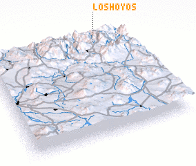 3d view of Los Hoyos