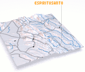 3d view of Espíritu Santo