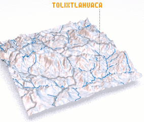 3d view of Tolixtlahuaca