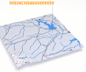 3d view of Nueva Ciudad Guerrero